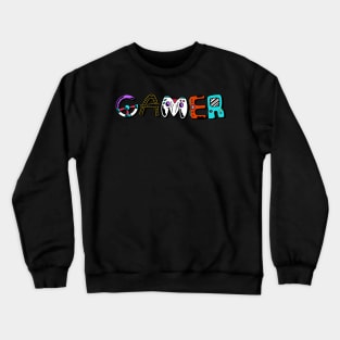 Gamer Letters Crewneck Sweatshirt